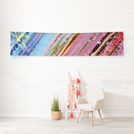 Getextureerde roze achtergrond spandoek (Insitu)