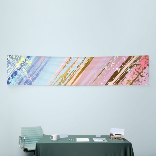 Getextureerde roze achtergrond spandoek (Beurs)