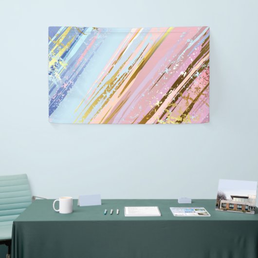 Getextureerde roze achtergrond spandoek (Beurs)