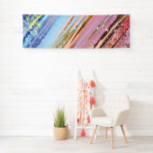 Getextureerde roze achtergrond spandoek (Insitu)