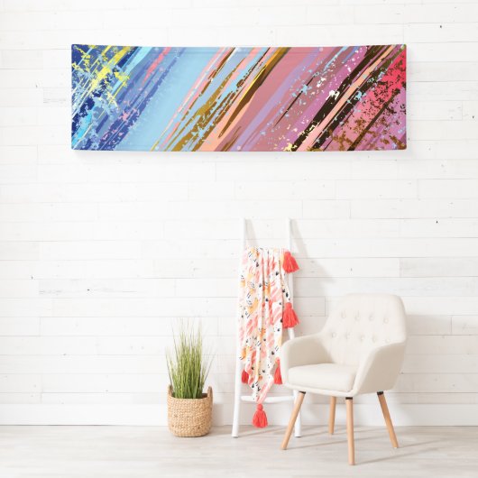 Getextureerde roze achtergrond spandoek (Insitu)