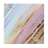 Getextureerde roze achtergrond tegeltje (Voorkant)