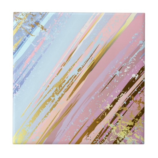 Getextureerde roze achtergrond tegeltje (Voorkant)