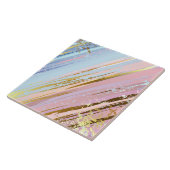 Getextureerde roze achtergrond tegeltje (Zijkant)