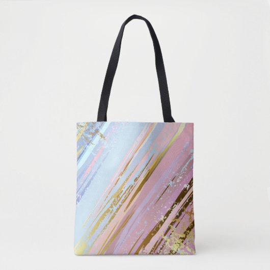Getextureerde roze achtergrond tote bag (Voorkant)
