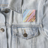 Getextureerde roze achtergrond vierkante button 5,1 cm (In situ)