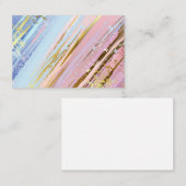 Getextureerde roze achtergrond visitekaartje (Voorkant / Achterkant)