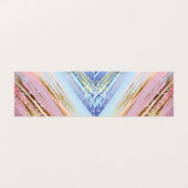 Getextureerde roze achtergrond visitekaartje (Buitenkant ongevouwen)