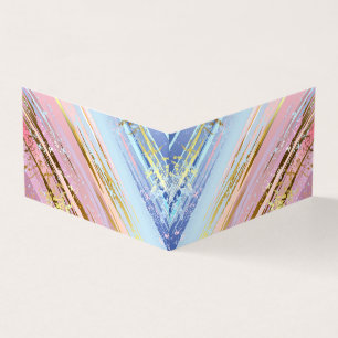 Getextureerde roze achtergrond visitekaartje