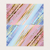 Getextureerde roze achtergrond visitekaartje (Buitenkant ongevouwen)