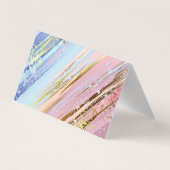 Getextureerde roze achtergrond visitekaartje (Achterkant)