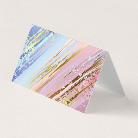 Getextureerde roze achtergrond visitekaartje (Voorkant)