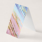 Getextureerde roze achtergrond visitekaartje (Voorkant)