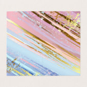 Getextureerde roze achtergrond visitekaartje (Buitenkant ongevouwen)