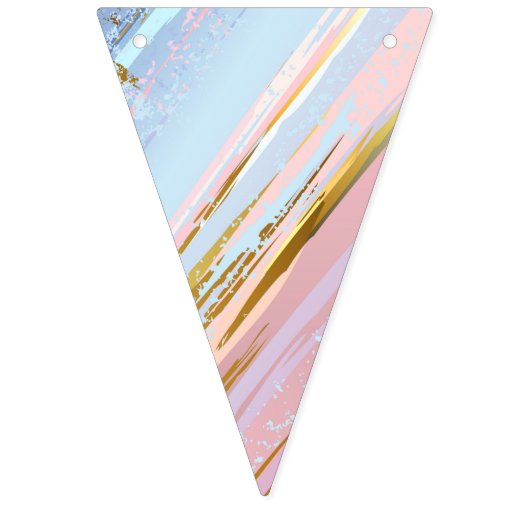 Getextureerde roze achtergrond vlaggetjes (Derde vlag)