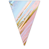 Getextureerde roze achtergrond vlaggetjes (Tweede vlag)