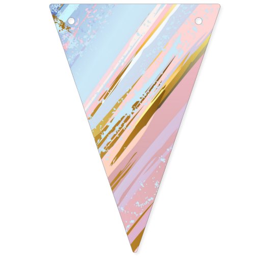 Getextureerde roze achtergrond vlaggetjes (Tweede vlag)