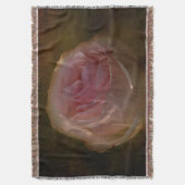 Getextureerde roze roze roodbruin deken (Voorkant Verticaal)