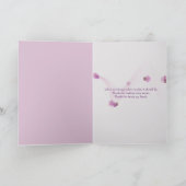 getextureerde roze voor vriend dank je kaart (Binnen)