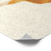 getextureerde schelpen poster (Hoek)