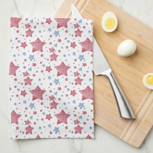 Getextureerde stangen theedoek (Quarter Fold)