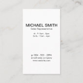 Getextureerde stof met houtsnede visitekaartje (Achterkant)