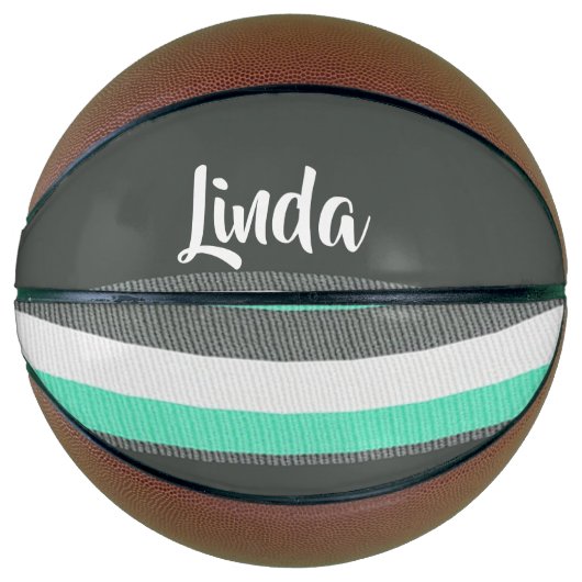 Getextureerde strepen patroon basketbal (Voorkant)