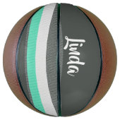 Getextureerde strepen patroon basketbal (Verticaal)