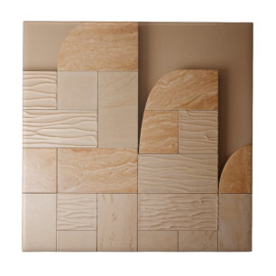 Getextureerde Tegels - Natuursteen & Hout-geïnspir Tegeltje