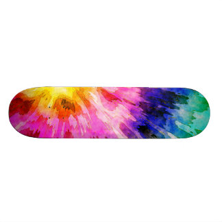 Getextureerde Tie Dye Persoonlijk Skateboard