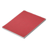 Getextureerde Tomato Red Custom Notitieblok (Linkerzijde)