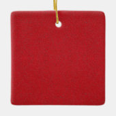Getextureerde Tomato Red Custom Ornament (Voorkant)