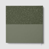 Getextureerde Top Folie gastenboek - Custom Moss G (Achterkant)