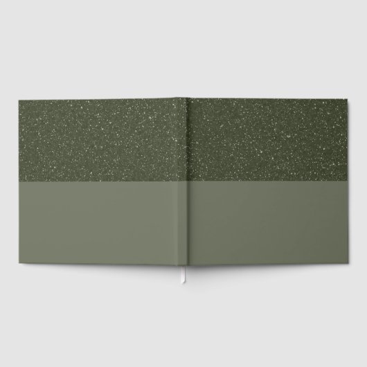 Getextureerde Top Folie gastenboek - Custom Moss G (Volledig)