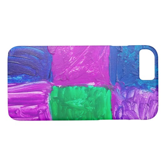 getextureerde verftegels Case-Mate iPhone case (Achterkant (Horizontaal))