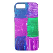 getextureerde verftegels Case-Mate iPhone case (Achterkant)