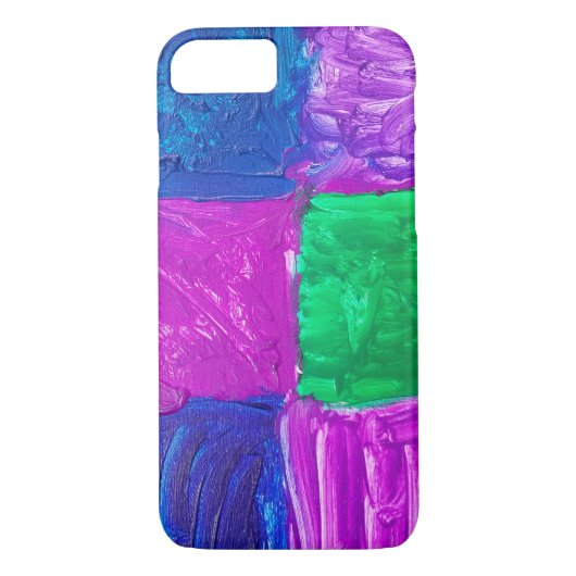 getextureerde verftegels Case-Mate iPhone case (Achterkant)