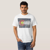 getextureerde wand van de colorado t-shirt (Voorkant volledig)