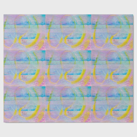 Getextureerde wikkelpapier beschilderde Waterverf Cadeaupapier