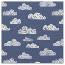 Getextureerde Wolken op donkerblauw