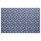 Getextureerde Wolken op donkerblauw Stof (Fat Quarter)