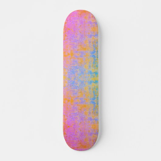 getextureerde zonsondergang persoonlijk skateboard (Voorkant)
