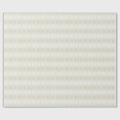 Getextuurd licht beige en wit edel cadeaupapier (Vlak)