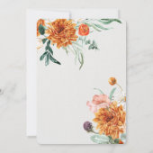 Getextuurde Boho Pampagras Trouw 'Save the Date'  Save The Date (Achterkant)