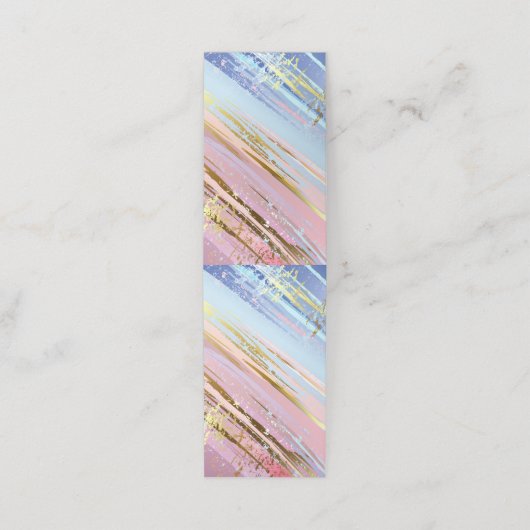 Getextuurde Roze Achtergrond Afsprakenkaart (Buitenkant ongevouwen)