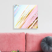 Getextuurde Roze Achtergrond Canvas Afdruk (Insitu (Woonkamer))