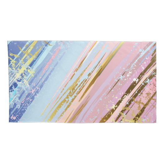 Getextuurde Roze Achtergrond Kussensloop (Achterkant-Rechts)