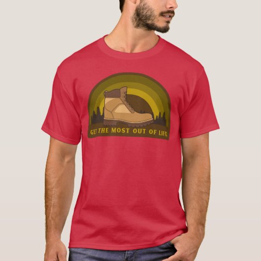 Gethe Most Out Of Life Camping gift T-shirt (Voorkant)