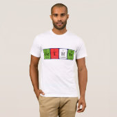 Gethin periodiek table name shirt (Voorkant volledig)