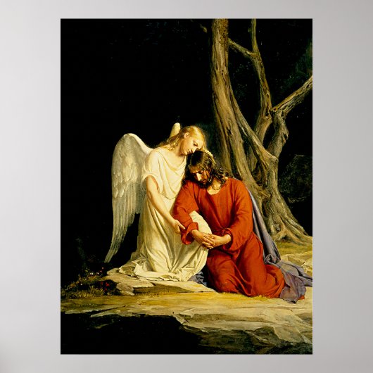 Gethsemane, beroemd schilderij, poster (Voorkant)